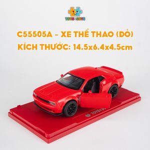 Xe thể thao cơ bắp Mỹ DCH (đỏ) - C55505A